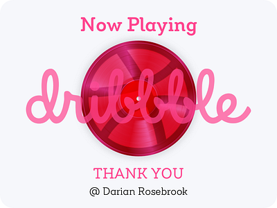 Now Playing: Dribbble debut first first shot hello hello dribbble thank you thanks