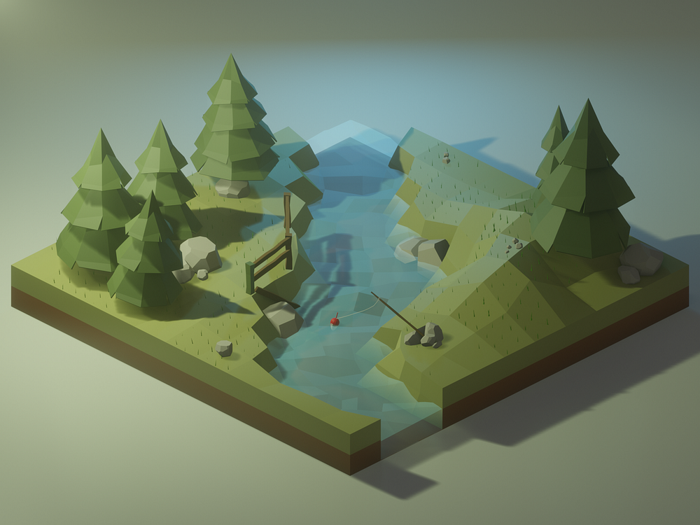 low-poly-forest-designs-themes-templates-and-downloadable-graphic