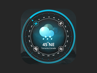 Weather theme icon design app icon graphic design icon logo logo design ux vector weather weather app weather icon