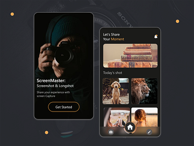 Screen master app app app icon application design graphic design longshot screenshot ui
