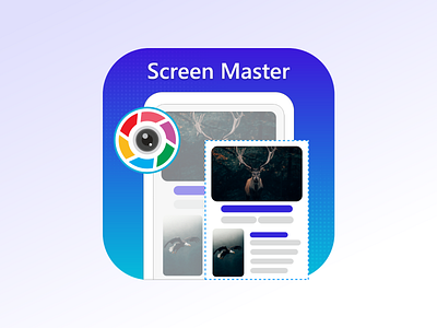 Screen master app app icon app logo application application logo branding design graphic design graphic designvector icon logo master sccreen record screen screen capture screenshot snapshot