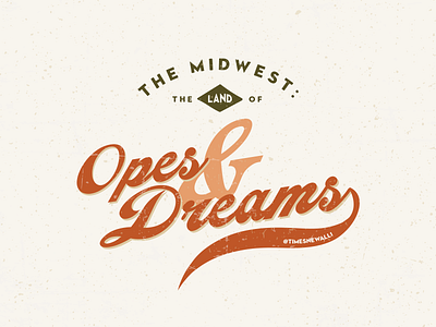 Ope! design dreams lettering midwest ope typography