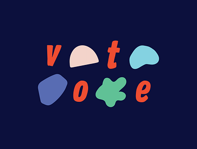 Vote! america brand chicago colorful design election illustration logo register to vote rights vote voting your rights