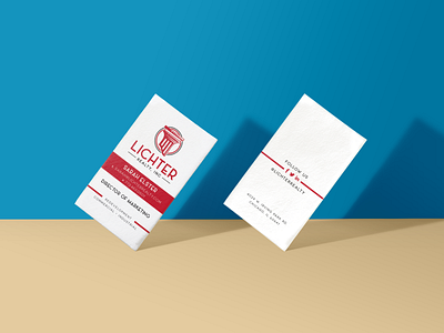 Lichter Realty Business Cards branding business cards design realty