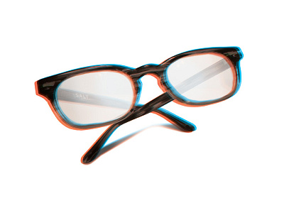 3D Glasses art direction graphics