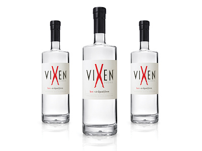Vixen Vodka Bottle