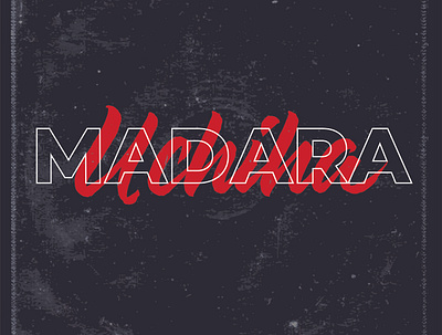 The Madara Uchiha album cover. branding design graphic design logo typography vector