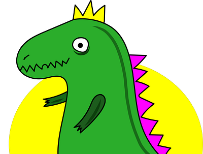 Dinosaur cute adobe illustrator animals branding crocodile design dinosaur graphic design green illustration vector