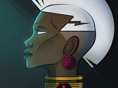African X-Men adobe illustrator digital illustration flat illustration vector illustration