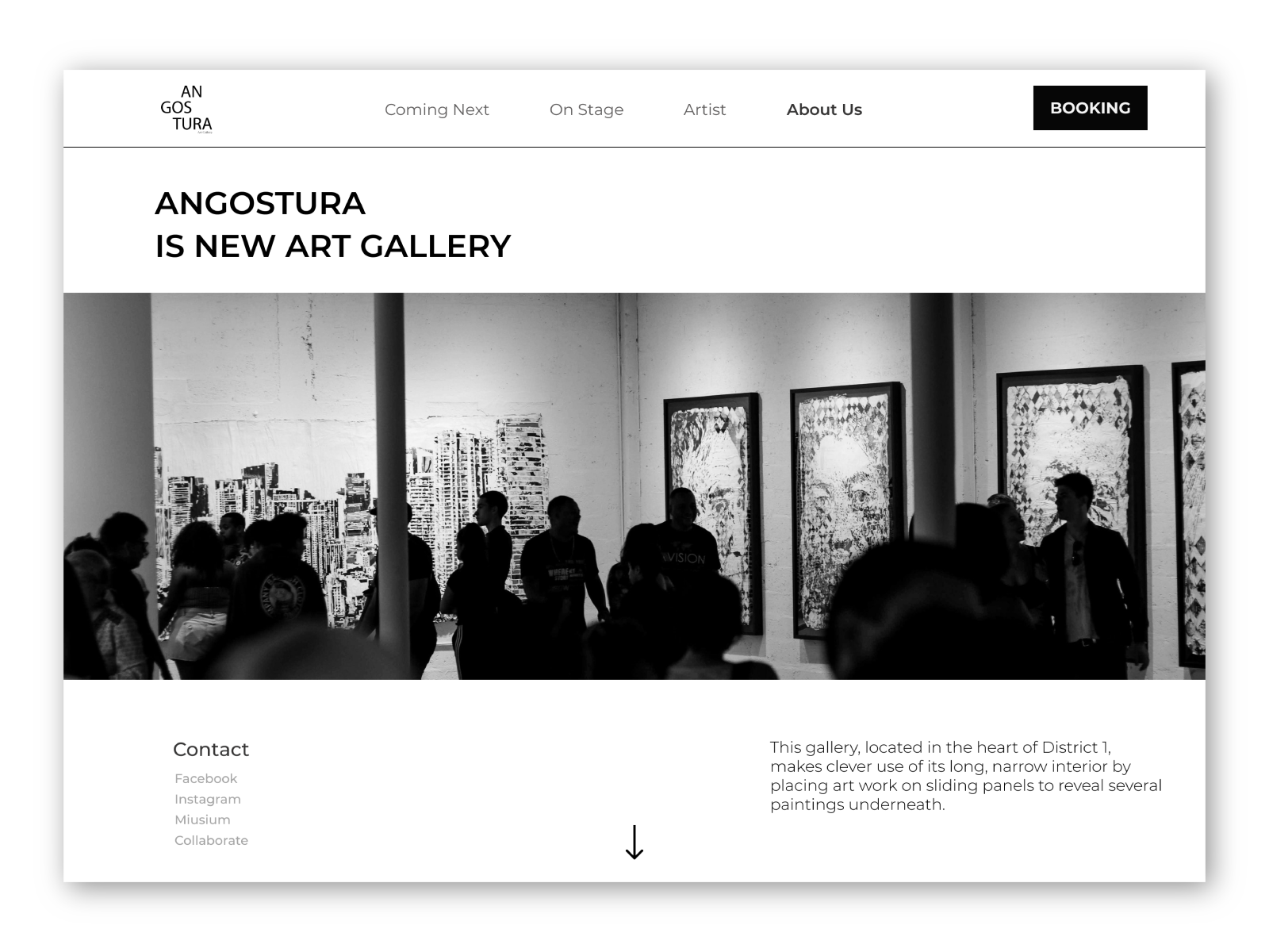 UI/UX - ART GALLERY WEBSITE by Trung Hiếu Nguyễn on Dribbble
