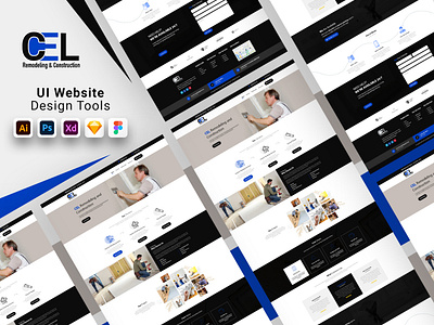 Remodeling & Constructions Landing Page Design