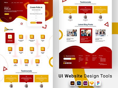 Polls Landing Page Design