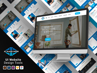 A1 Glass Door Website Design