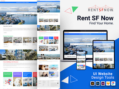 Rent SF Now Website Design & Development 3d branding graphic design logo motion graphics ui