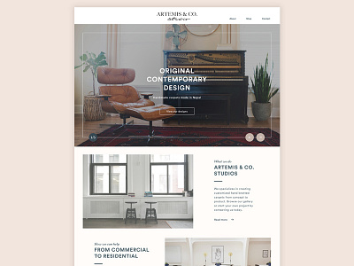 Clean E-commerce Site clean ecommerce interior design luxury minimal online store template web web design website websites