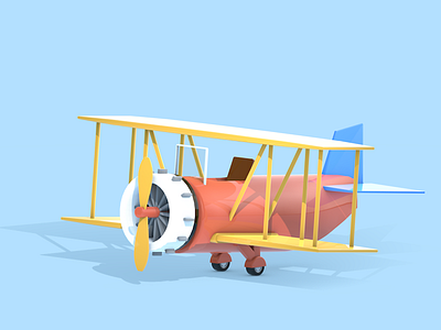 Ready to fly on "May-day" c4d marill model plane