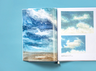 Book of clouds #5 book design editorial design graphic design illustration layout typography