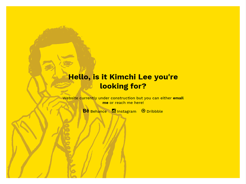 Hello, I'm under construction lionel richie progress under construction wip