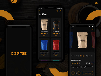 Coffee Shop App app app concept coffee coffee app design ios 12 ios app design ios application store design ui ux design ui deisgn