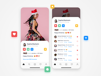 Instagram Redesign app app concept button design christmas design happy new year instagram instagram feed ios app design ios application photograph picture social app social buttons social media app social media design ui ui ux design ui desgin