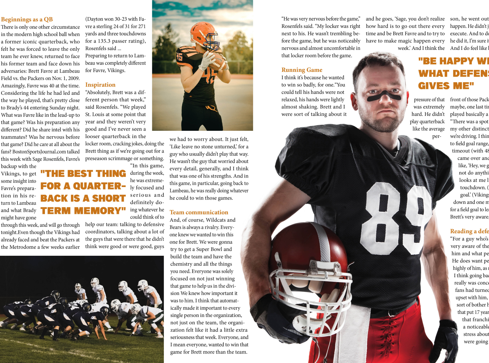 Sports Magazine Spread by Sebastian on Dribbble