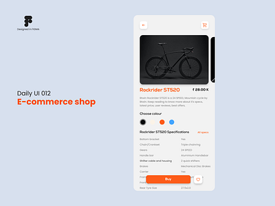 #012 E-commerce shop #dailyui challenge dailyui design figma graphic design ui