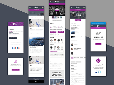 Mobile Version - The breakout Project dailyui responsiveweb web webdesign