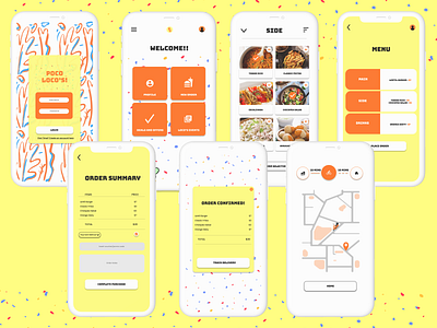 Poco Loco App adobexd app design figma food app graphic design motion graphics restaurant app ui ux ux design uxui