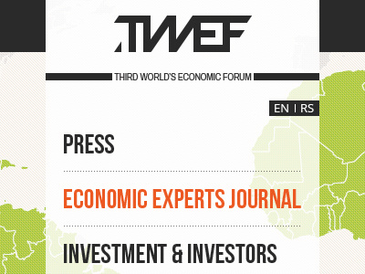 TWEF logo navigation website