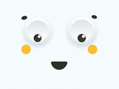 Winking Face animation motion principle robots screen sketch ux winks