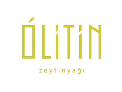 "OLİTİN" zeytin yağı için logo tasarımı branding graphic design illustration logo