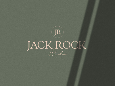 Jack Rock Logo using Myona Serif and Elfani Script branding design display font editorial design font font collection logo logodesign logos logotypes typography