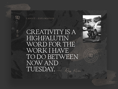 Design Quotes Layout Exploration