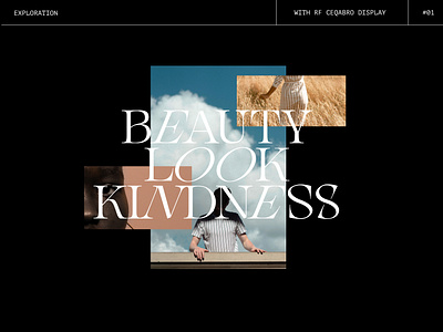 Beauty you art brand branding design display font editorial design exploration font lettering logo typography ui