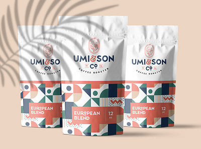 Packaging Coffee using Myona Sans + Extra branding design display font font illustration lettering package design packaging pattern photoshop typography vector