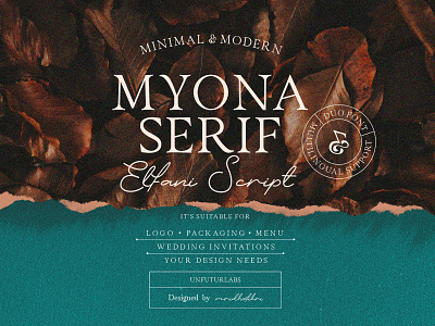 Myona Serif & Elfani Script