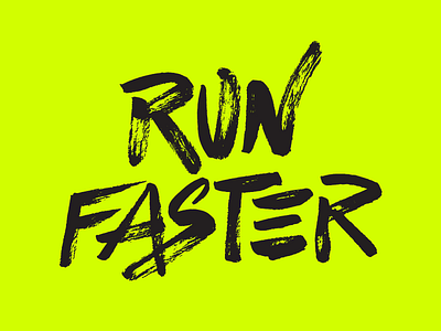 Run Faster by Daniel Gill on Dribbble