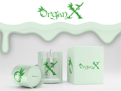 OrganX Logo branding design graphic design logo