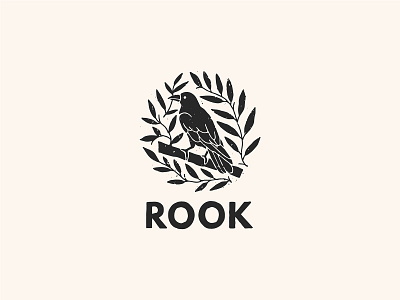 Rook Apartments - Branding, Identity & Website apartment logo apartment website branding crow illustration crow logo hand illustrated hand illustrated logo identity logo logo design pnw property property management rook rook illustration rook logo tacoma tacoma brewery washington website design