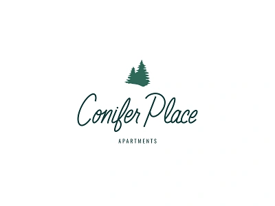 Conifer Place Apartments - Branding, Identity, & Website apartment logo apartments apartments logo apartments website branding refresh corvallis handlettering identity logo refresh oregon outdoors pnw portland property management real estate seattle design agency website website design website redesign website wireframe