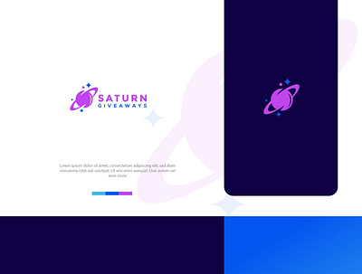 Saturn Giveways branding design graphic design illustration logo motion graphics typography ui ux vector
