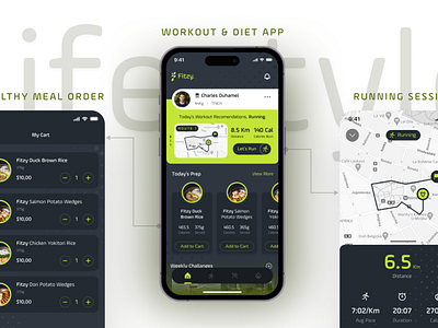 Workout & Diet App Concept
