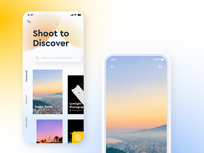 Daily UI #01 — Photography Apps