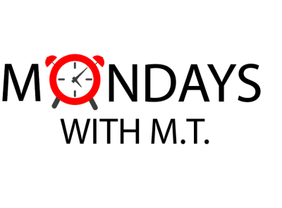 Substack Logo: Monday's with M.T.