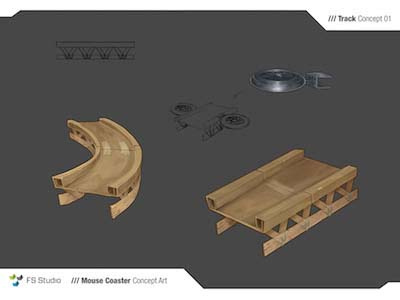 Mouse Coaster Track 