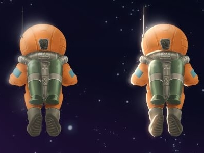 Orange Astronaut astronaut game space unity