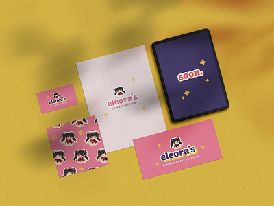 Eleora's branding branding concept branding design cute illustration kawaii