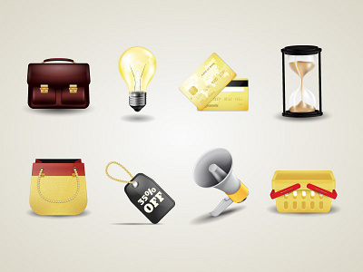 Business Market Icons business commercial design ecommerce icon market marketing realistic shop stock