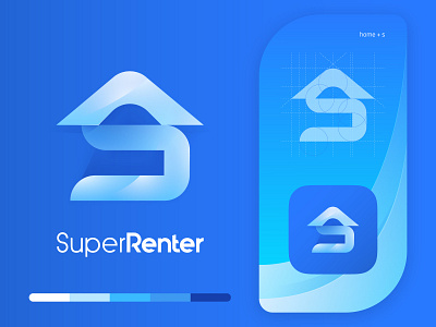 Super Renter app icon app apple branding design flat icon illustration ios logo minimal minimalist mobile technology type typography ui ux vector web website