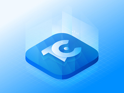 App Icon - Time Continium app apple branding business design flat icon ios isometric logo minimalist mobile technology time tool tracker tracking ui ux vector